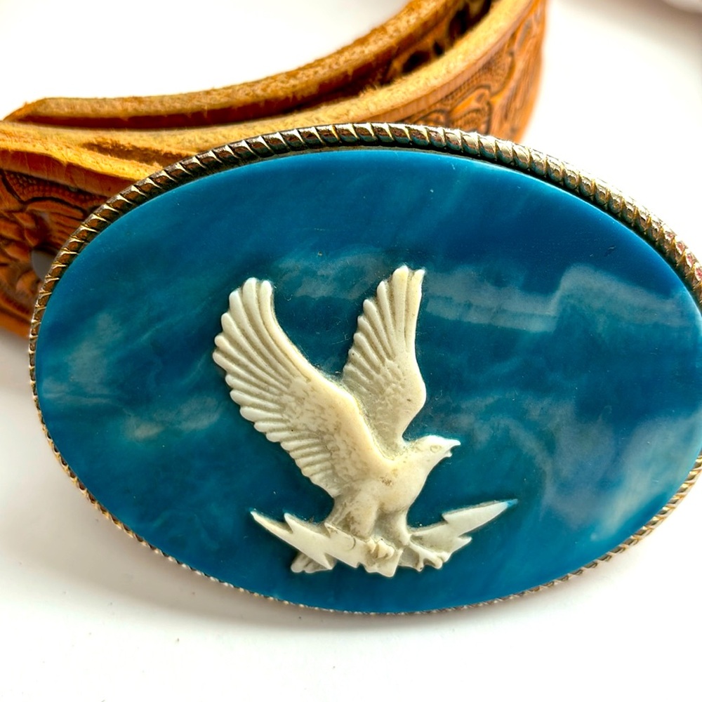EAGEL LEATHER BELT